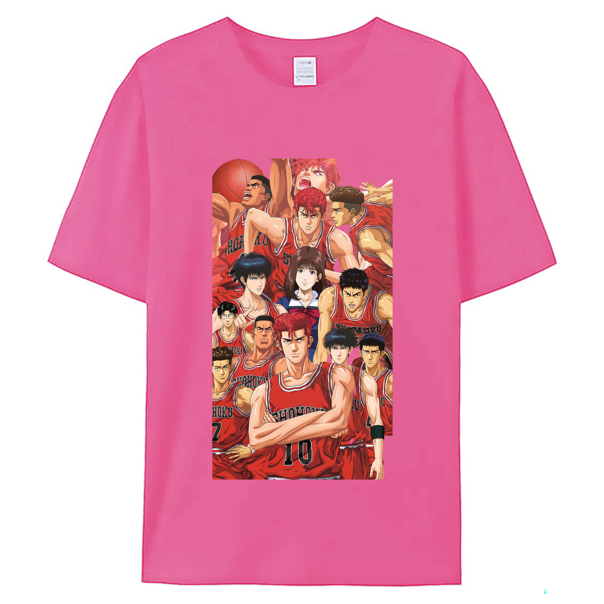 （画像用） SLAM DUNK／スラムダンク レディースカジュアルプリントTシャツ（綿100％）
